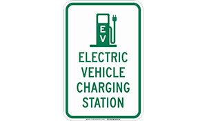 Electrical Vehicle Charging Station sign.