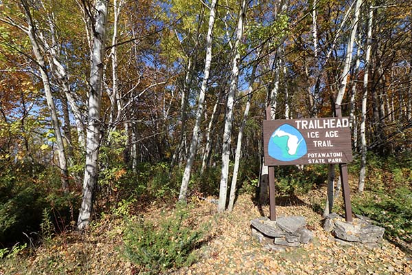 Ice Age Trail trailhead