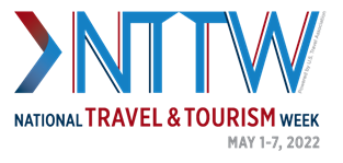 The National Travel & Tourism Week 2022 logo.