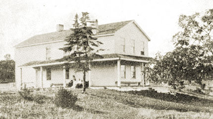 Historic photo of a house.