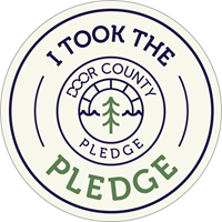 A badge that says I took the pledge.
