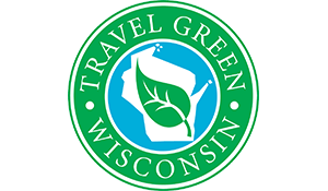 Travel Green Wisconsin logo.