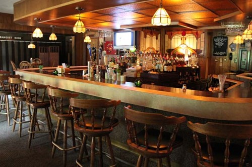 The old-fashioned bar at Mr. G;s.