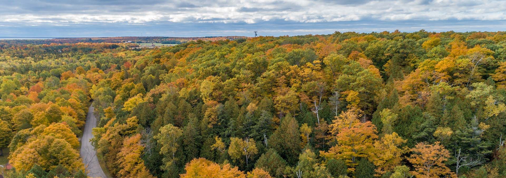 Fall Color Aerial Tour | Destination Door County