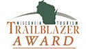 Wisconsin Tourism Trailblazer Award logo.
