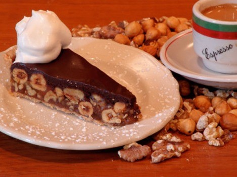 Trionuttorte dessert on a plate