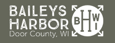 Baileys Harbor Door County, WI logo.