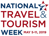 National Travel Tourism Week 2019 logo.