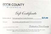 Door County Gift Certificate