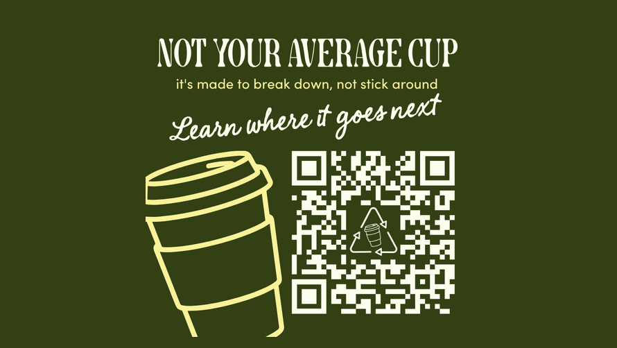 Not Your Average Cup &mdash; it&rsquo;s made to break down, not stick around.