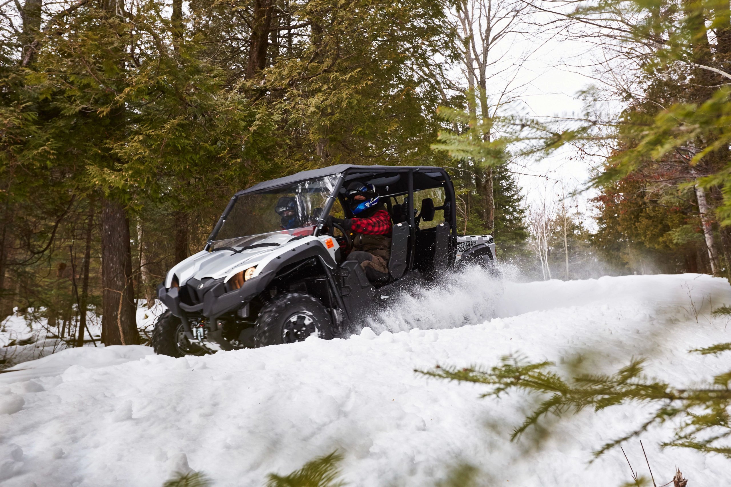 Go for a Ride in Door County This Winter Friends UTV in Southern Door on a winter afternoon.