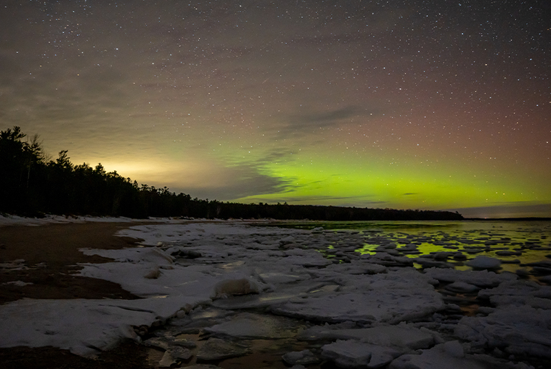 Winter Light: Why Door County Winter Sunsets are So Spectacular Newport State Park