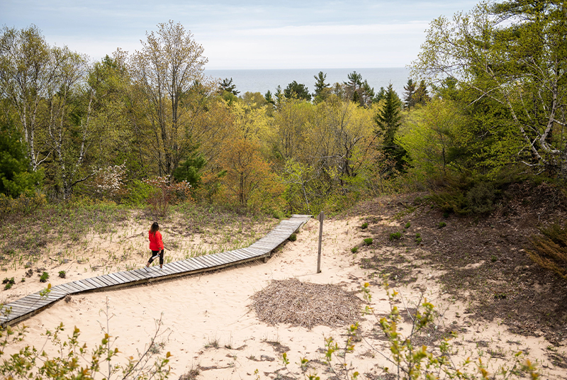 Barrier Free Travel Whitefish Dunes State Park