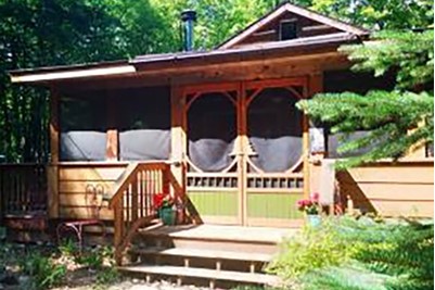 21 Beautiful Door County Cabins 1. Door County Cabin in the Woods in Baileys Harbor