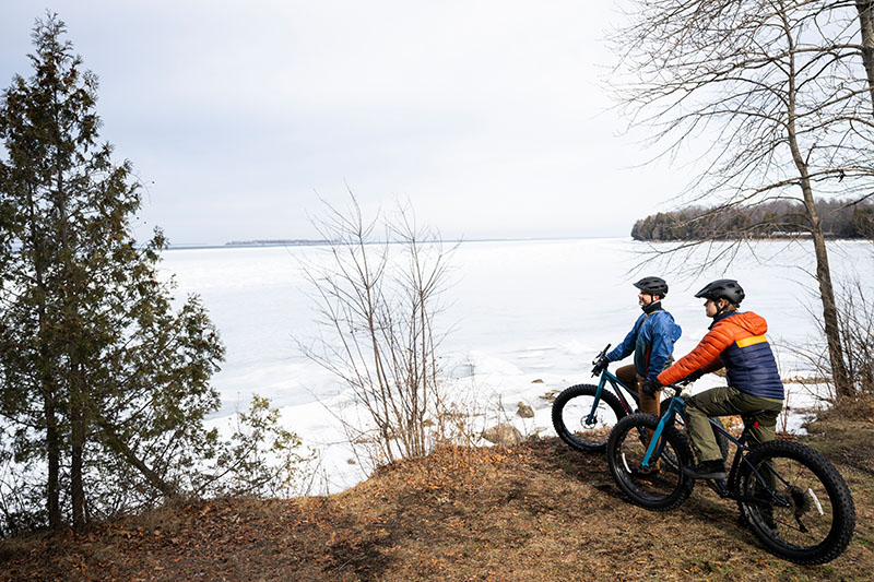 The Wintertime Hiking & Biking Guide Fat Tire Biking at Peninsula State Park