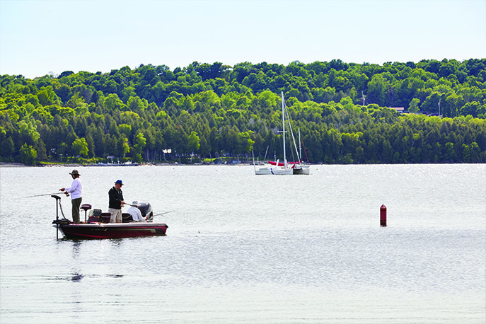 Practicing Sustainability in Door County Fishing in Door County