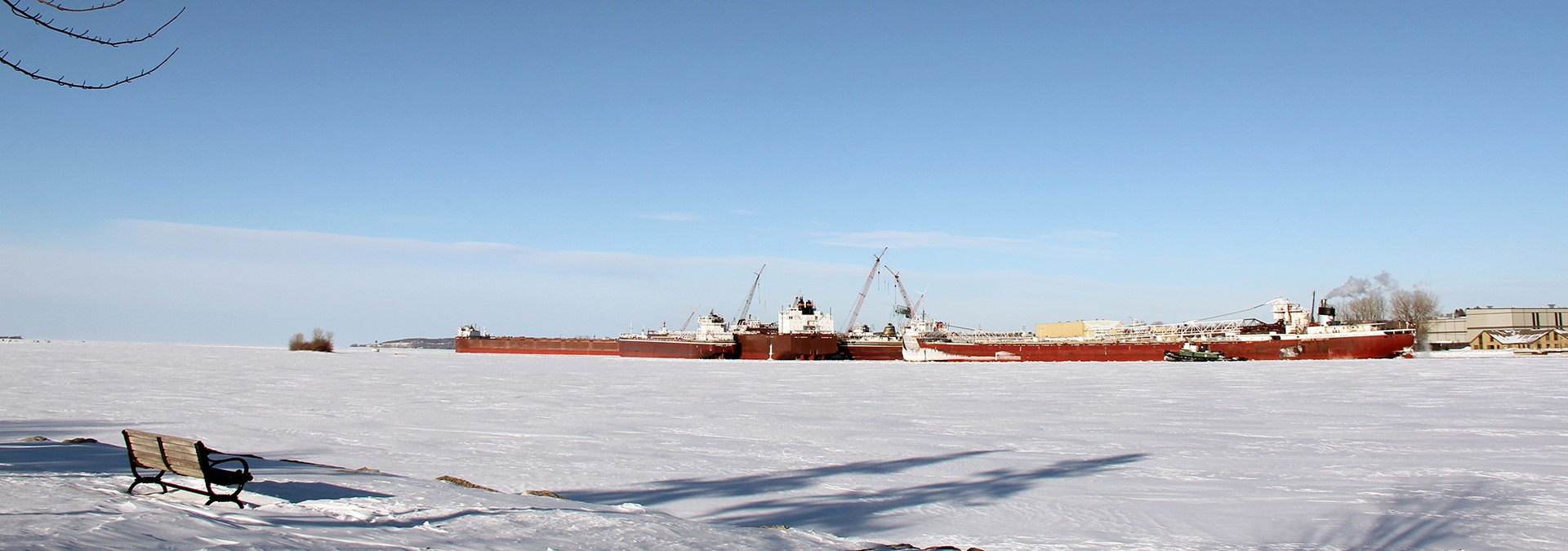 The Winter Fleet in Sturgeon Bay The Winter Fleet in Sturgeon Bay