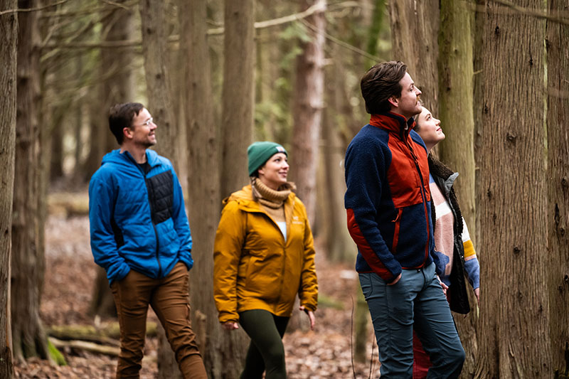 The Wintertime Hiking & Biking Guide Hiking at Crossroads