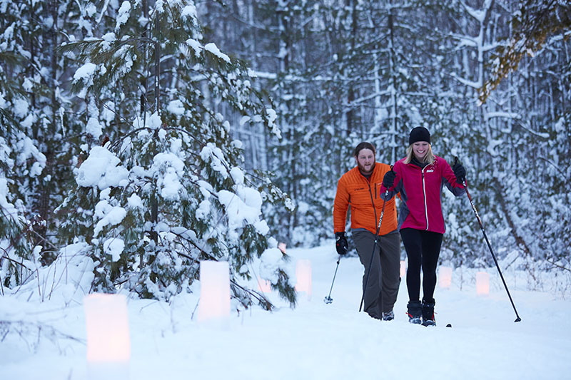 Explore Door County by Candlelight This Winter Candlelight Hike at Peninsula State Park