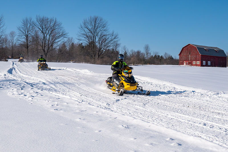 25 Things to Do During Winter in Door County Snowmobiling in Door County, a top thing to do in winter.