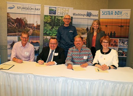 New Entity Agreement Ceremony Highlight Annual Door County Tourism Breakfast New Entity Agreement Ceremony Highlight Annual Door County Tourism Breakfast
