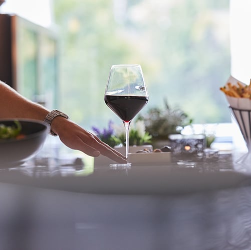 Wine & Wineries Wine pairing at a fine dining restaurant