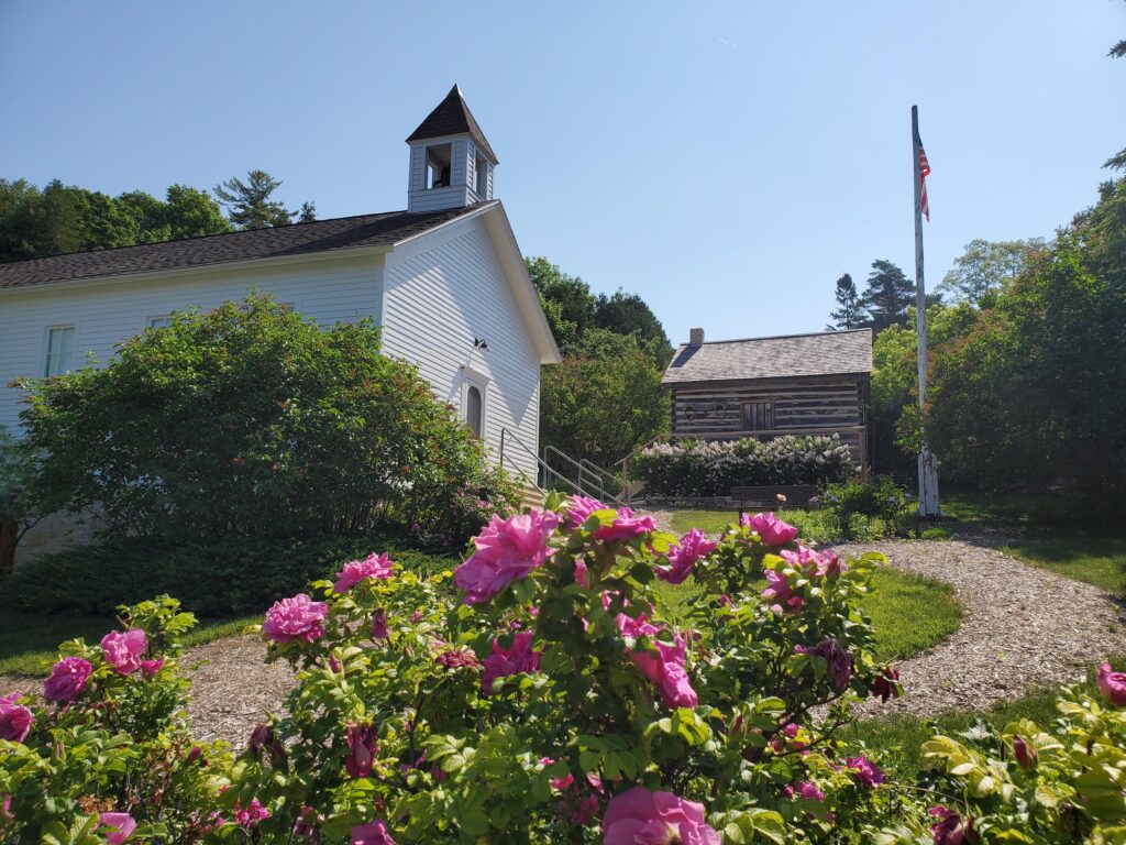 The Pioneer Schoolhouse and Goodletson Cabin