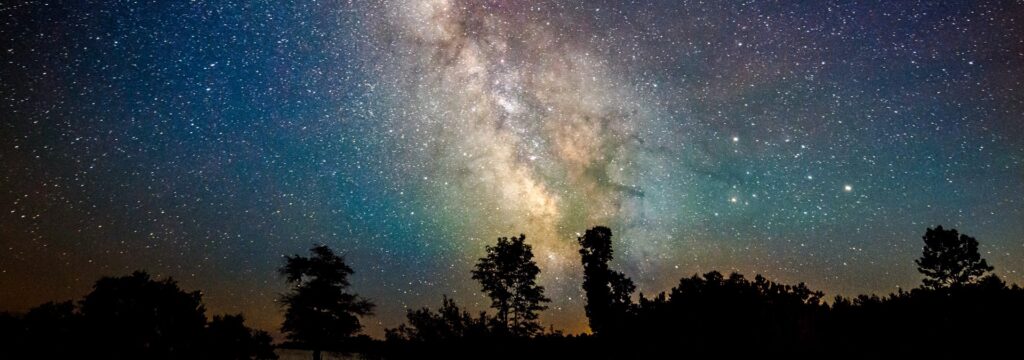 Dark sky over Door County