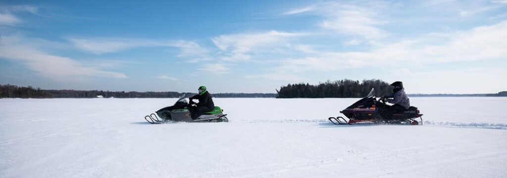 Snowmobiling