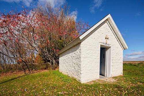 3-Day Spiritual Journey The exterior of Destree Chapel.