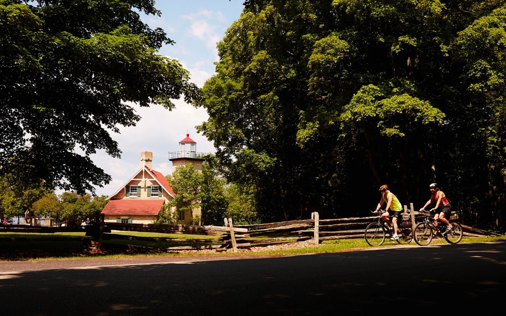 Run or ride into Peninsula State Park