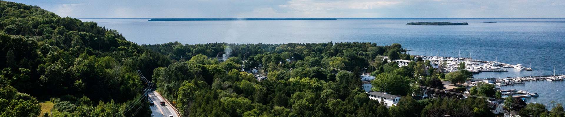 Forestville Aerial view of Fish Creek