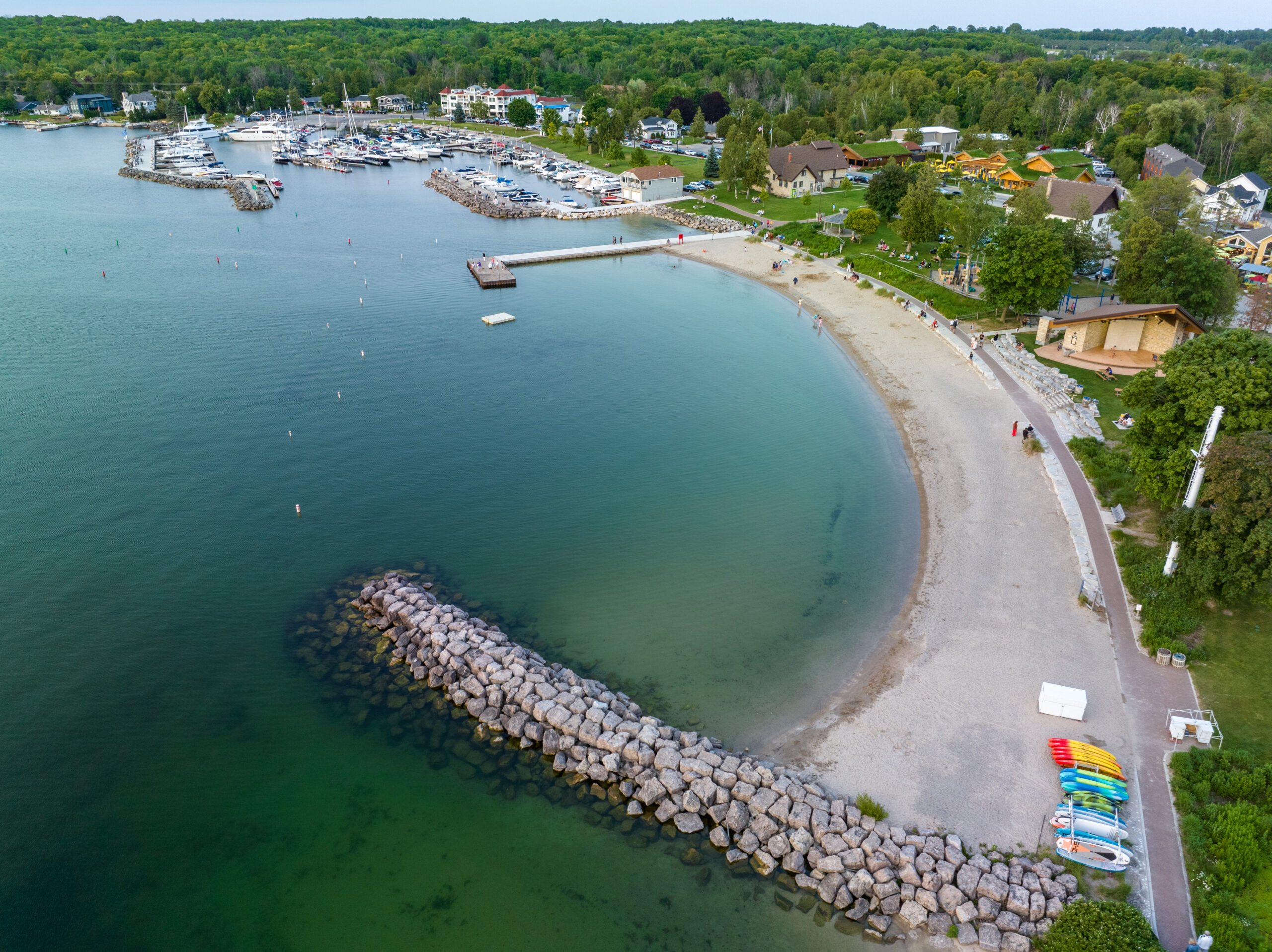 Sister Bay sailboat on Door County waters