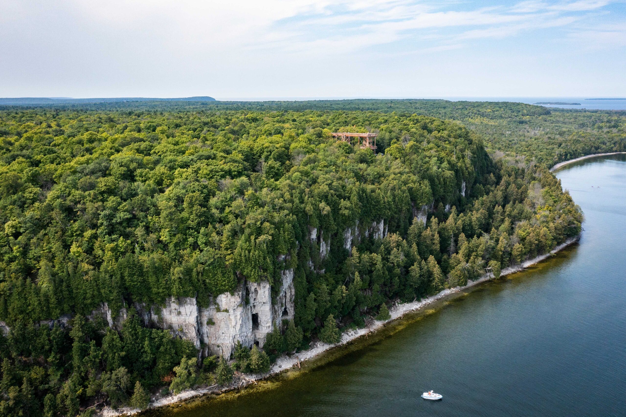 Eagle Tower in a Door County state park