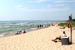 Door County beach