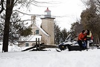 Romance is in the air all winter long in Door County, WI Romance is in the air all winter long in Door County, WI