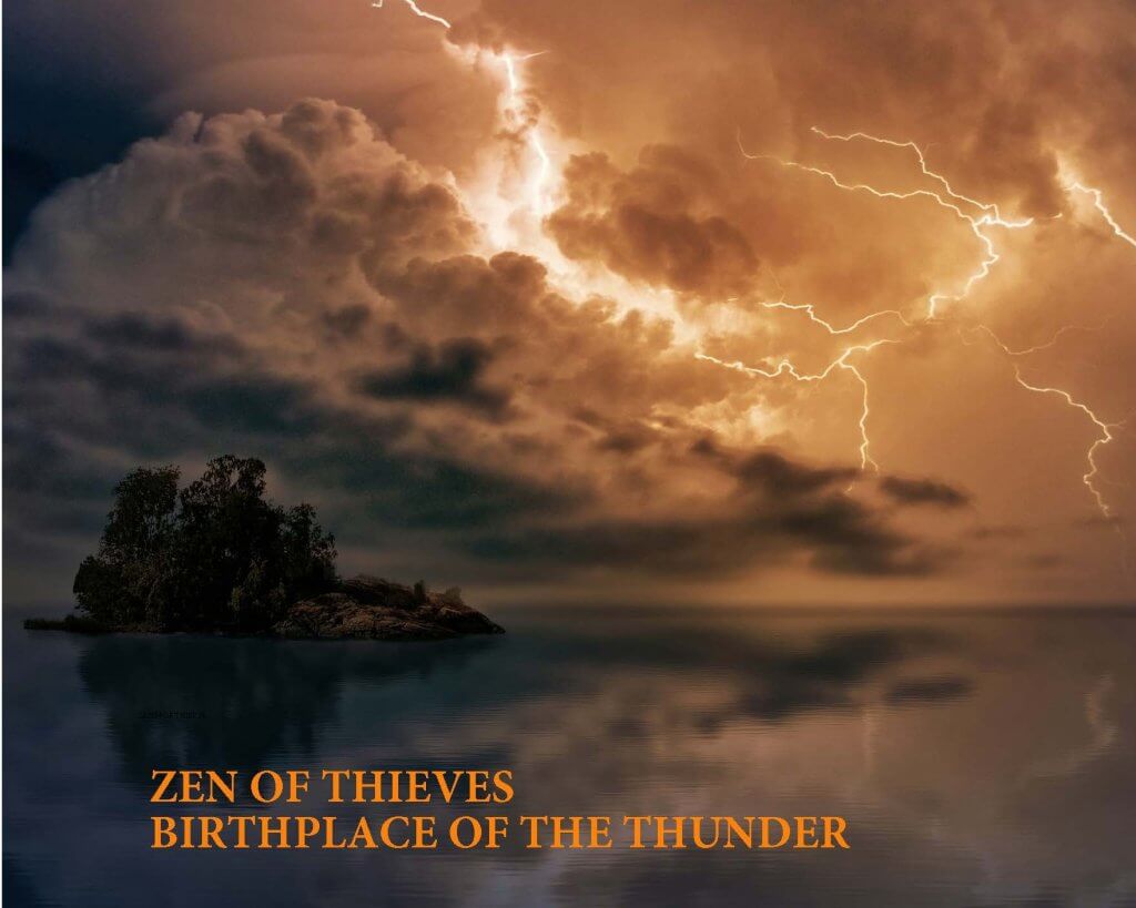 Zen of Thieves Birthplace of Thunder album cover.