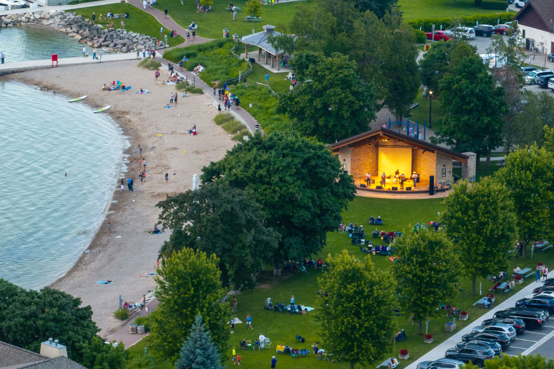 Art in Motion Sister Bay Beach Amphitheater