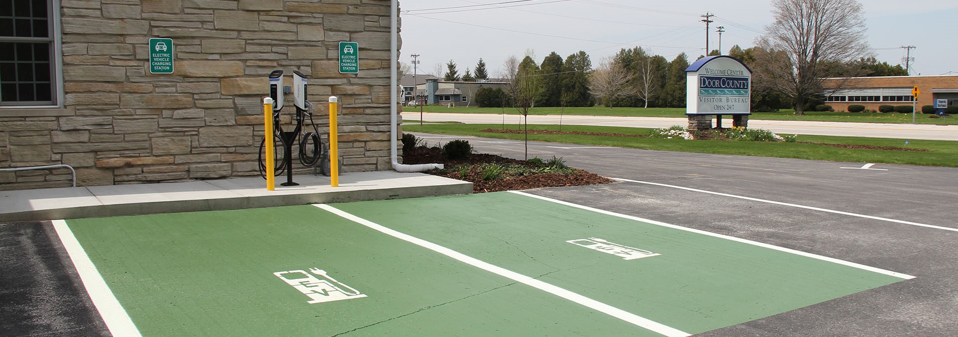 Electric Vehicle Charging Resources Electric car charging station.